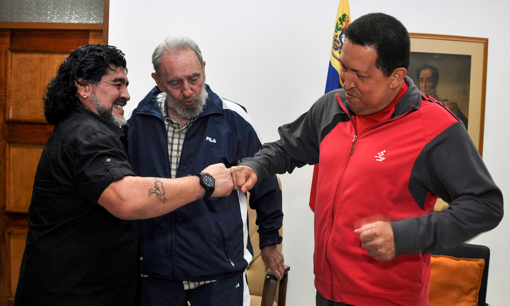 Peronist, Fidels Freund und Bewunderer von Che: Maradonas Verbindungen zur politischen Linken