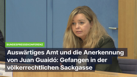 Auswärtiges Amt und die Anerkennung von Juan Guaidó: Gefangen in der völkerrechtlichen Sackgasse
