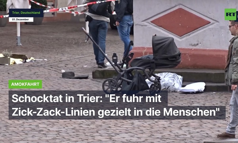 Schocktat in Trier: "Er fuhr mit Zick-Zack-Linien gezielt in die Menschen"