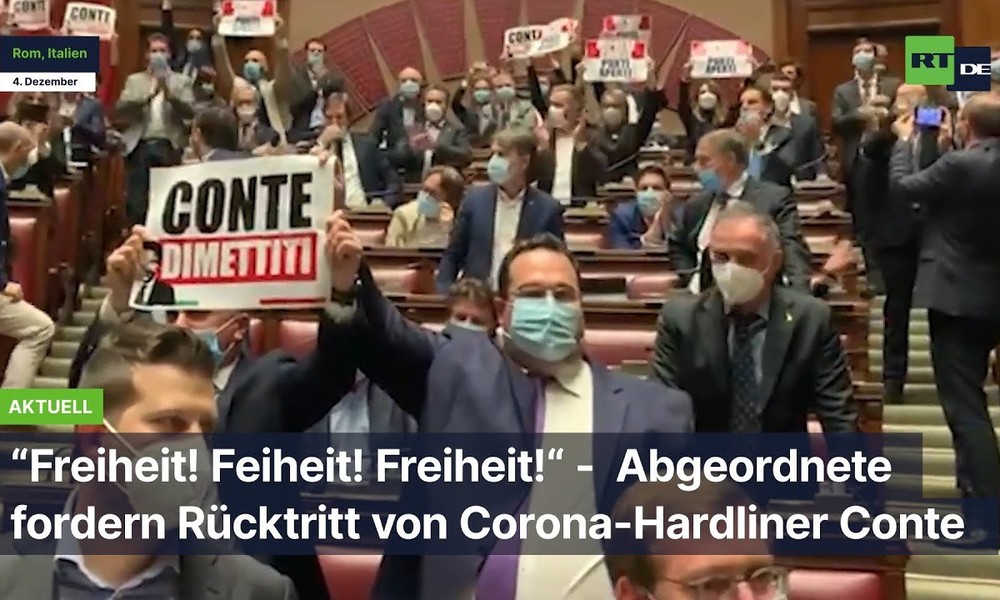 Italien: Abgeordnete fordern Rücktritt von Corona-Hardliner Conte