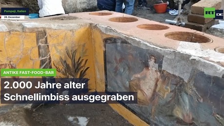 Italien: Archäologen graben vollständig erhaltene antike Fast-Food-Bar in Pompeji aus