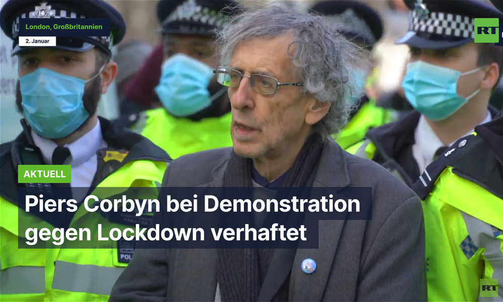 London: Piers Corbyn bei Demonstration gegen Lockdown verhaftet