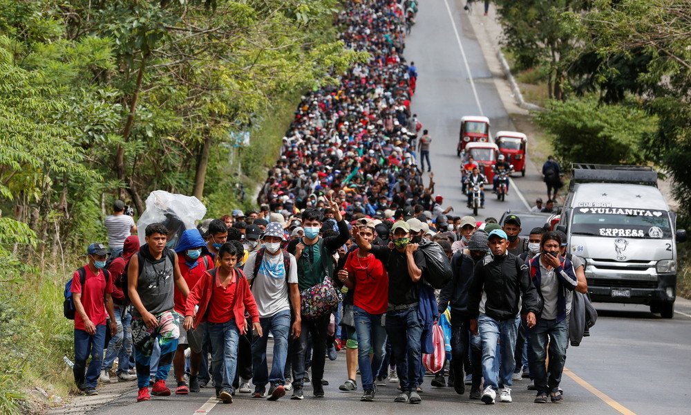 Neue "Migrantenkarawane" aus Honduras zieht in Richtung USA: Besorgnis in Guatemala und Mexiko