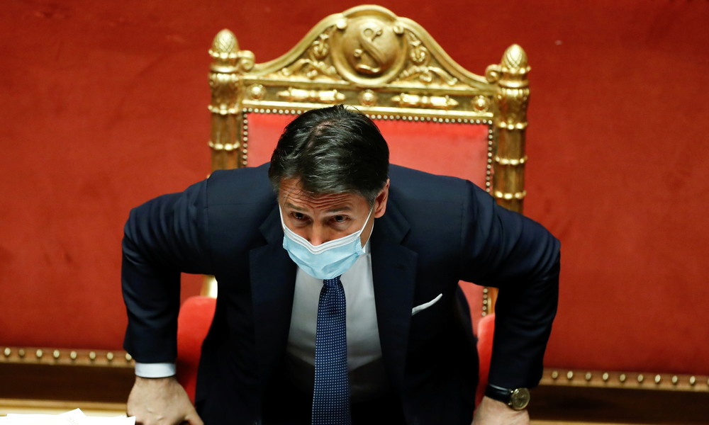 Regierungskrise in Italien: Ministerpräsident Giuseppe Conte tritt zurück