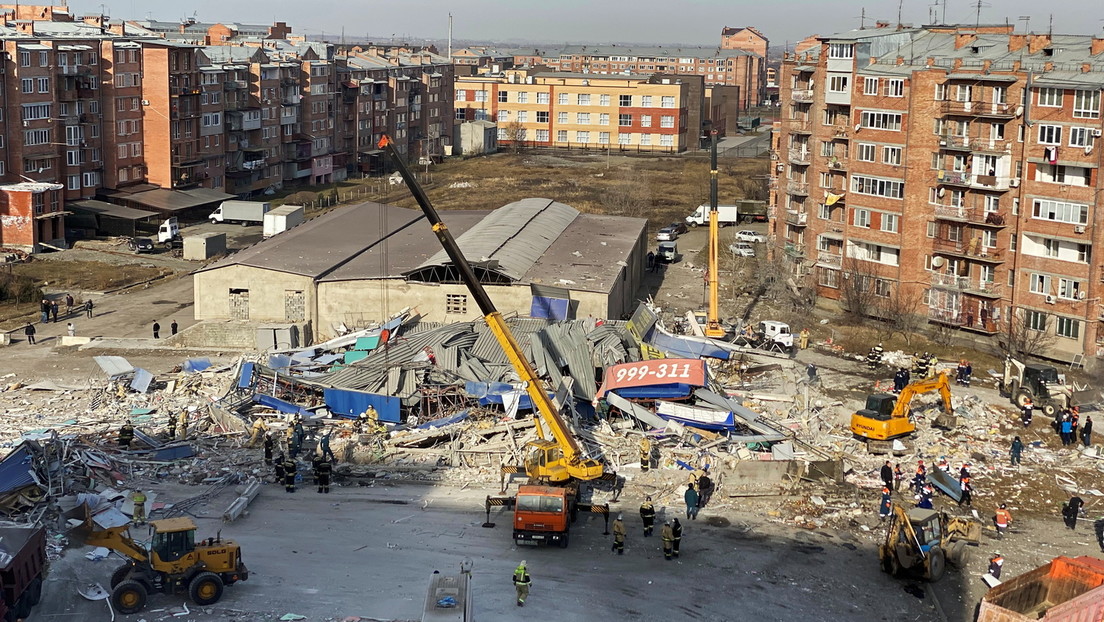 Explosion im Nordkaukasus – Einkaufszentrum komplett zerstört