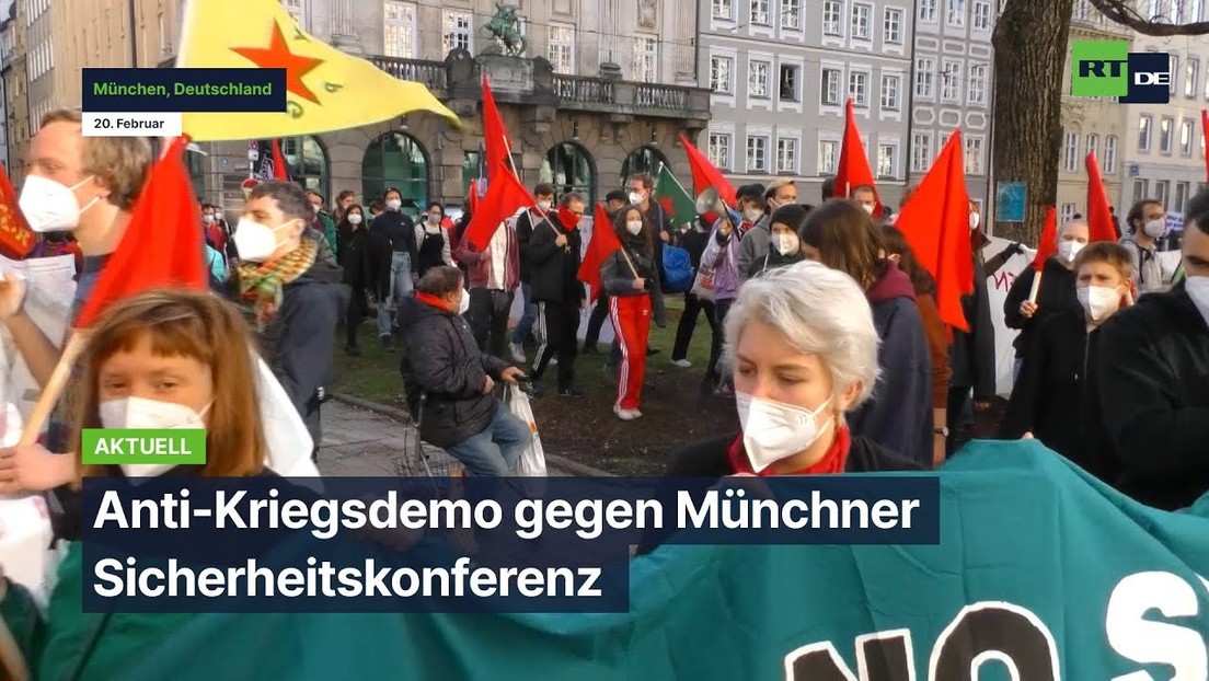 "Russland und China sind keine Feindbilder" –  Anti-Kriegsdemo gegen Münchner Sicherheitskonferenz