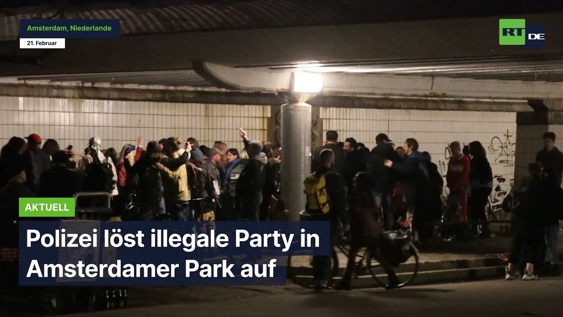 Niederlande: Polizei löst große Party in Amsterdamer Park auf
