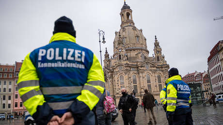 Mann zündet sich in der Nähe des Sächsischen Landtags in Dresden an