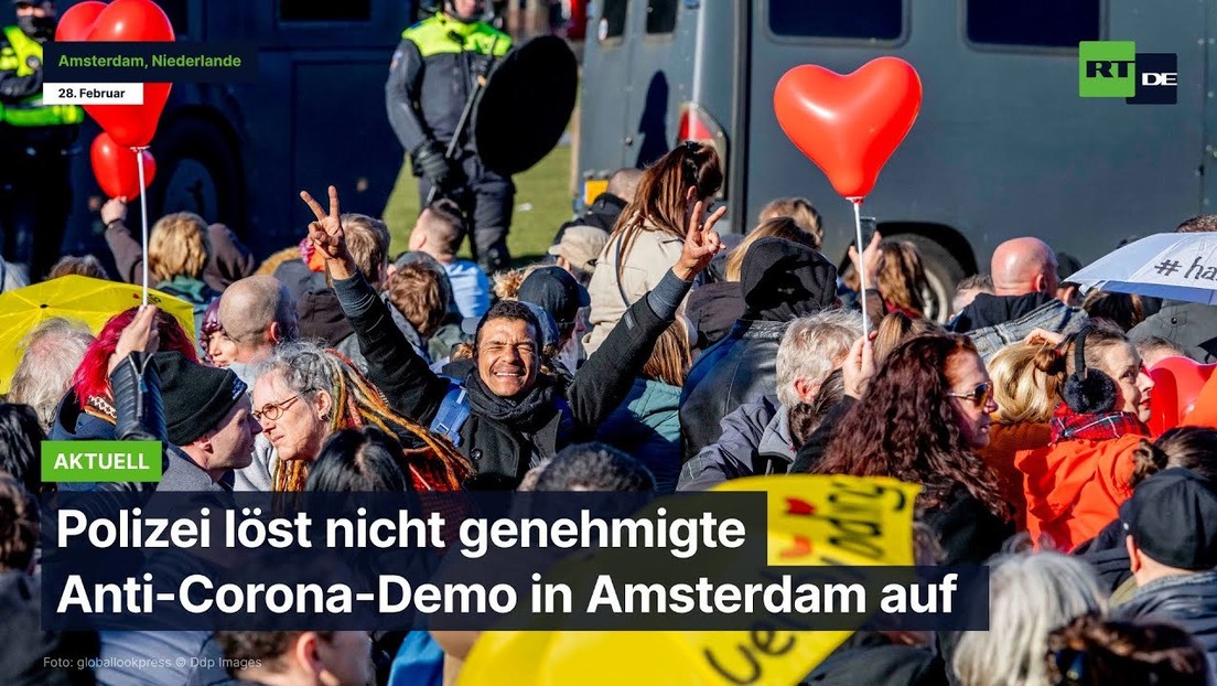 Niederlande: Polizei löst Anti-Corona-Demo in Amsterdam auf