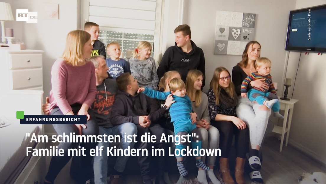 "Am schlimmsten ist die Angst" – Familie mit elf Kindern im Lockdown