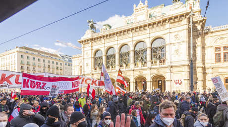 Wien: Demonstration gegen staatliche Corona-Maßnahmen