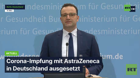 Corona-Impfung mit AstraZeneca in Deutschland ausgesetzt
