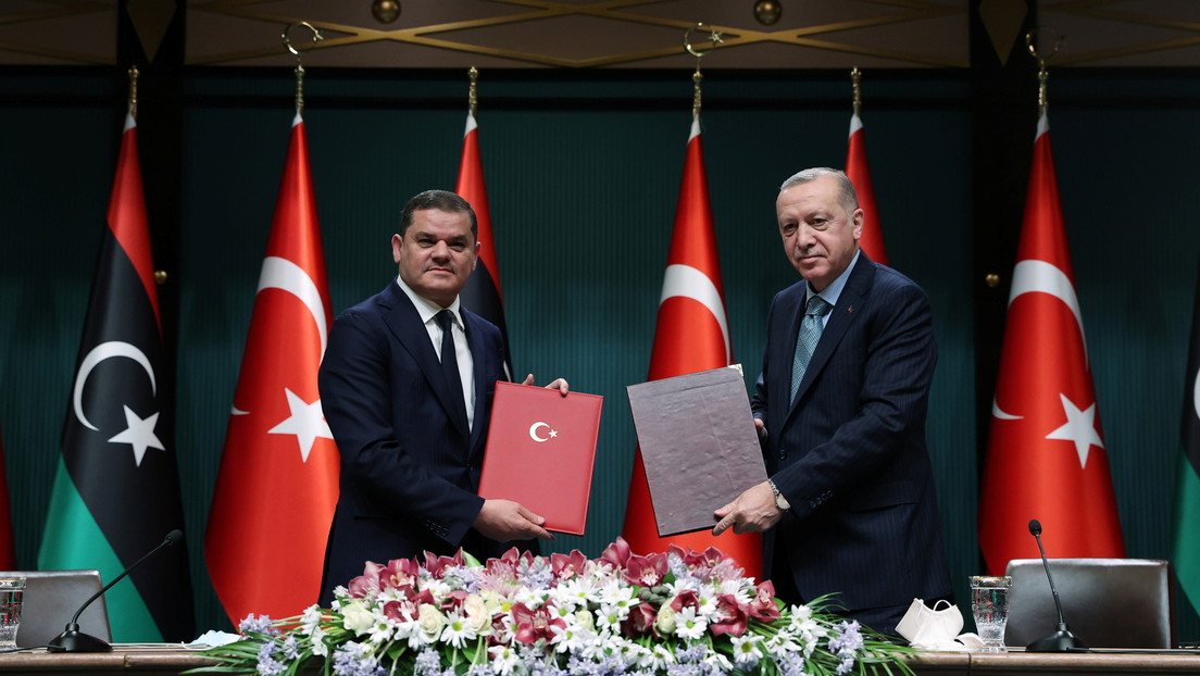 Erdoğan und Dbeiba bekräftigen ihr Bekenntnis zum umstrittenen Seegrenzabkommen von 2019