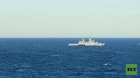 Nord Stream 2: Kriegsschiffe und Flugzeuge nahe der Rohrverlegestelle gesichtet