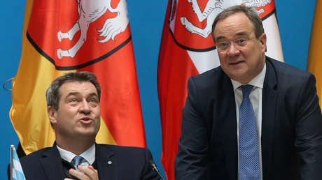 Ziemlich beste Freunde: Söder und Laschet zum Zusammenhalten verdammt
