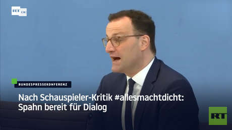 Nach Schauspieler-Kritik #allesmachtdicht: Spahn bereit für Dialog
