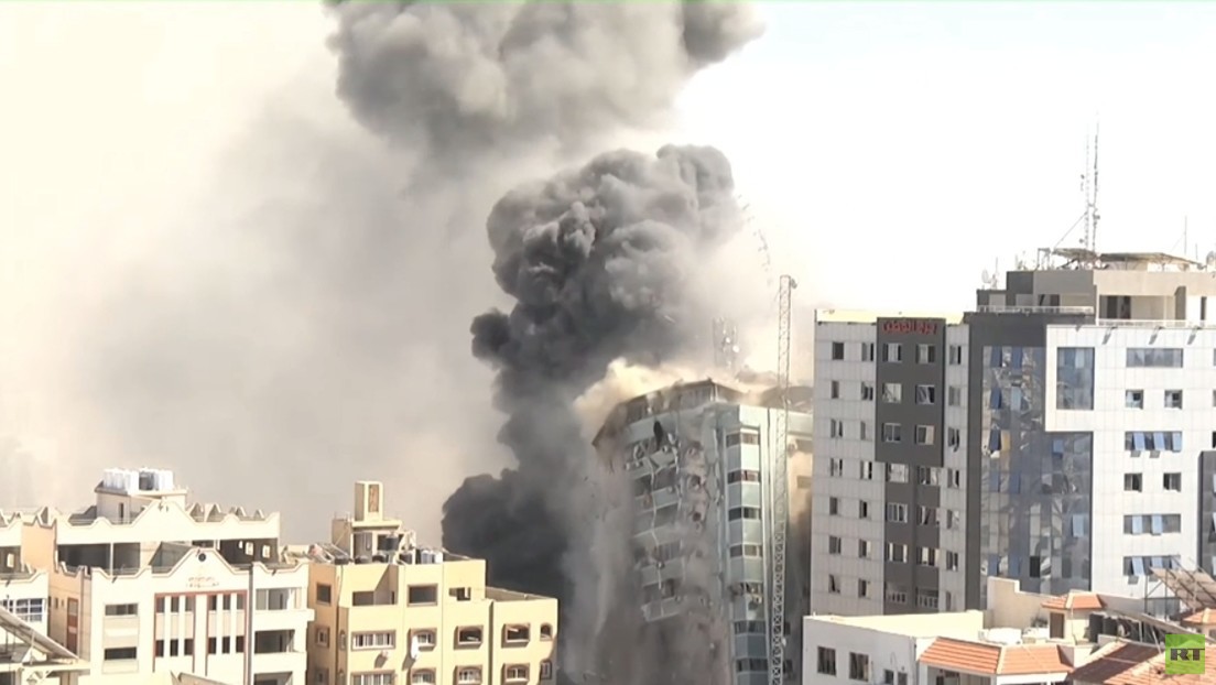 Live im TV zu sehen: Israelische Armee bombardiert erneut Hochhaus in Gaza-Stadt