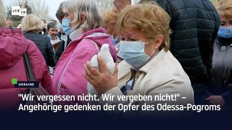 Ukraine: "Wir vergessen nicht. Wir vergeben nicht!" – Angehörige gedenken Opfer des Odessa-Pogroms