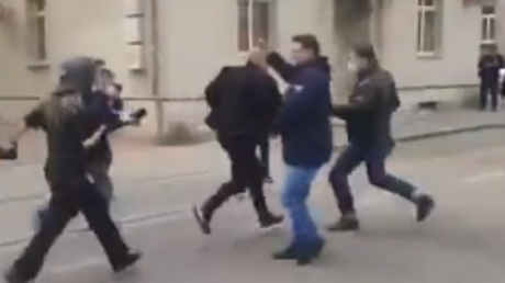 Vierte Gewalt mal anders: Thüringer DJV-Funktionär attackiert in Weimar flüchtenden Demonstranten