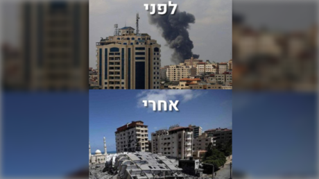 Israel postet Vorher-Nachher-Fotos eines zerbombten Wohnhauses – Internetnutzer empört