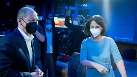 Duell in Potsdam: Olaf Scholz contra Annalena Baerbock