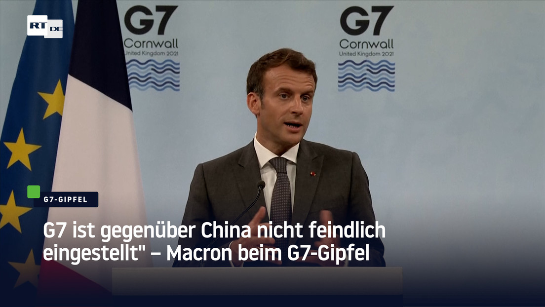 "G7 ist gegenüber China nicht feindlich eingestellt" – Macron beim G7-Gipfel