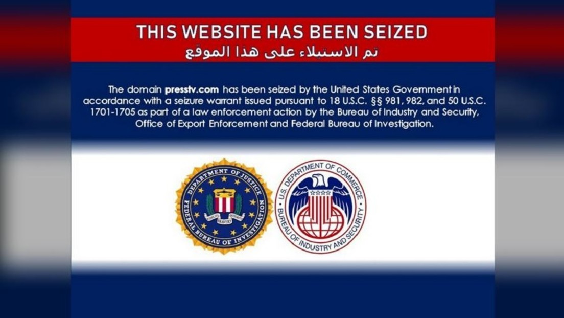 US-Behörden "beschlagnahmen" Webseite des iranischen Auslandsfernsehsenders PressTV