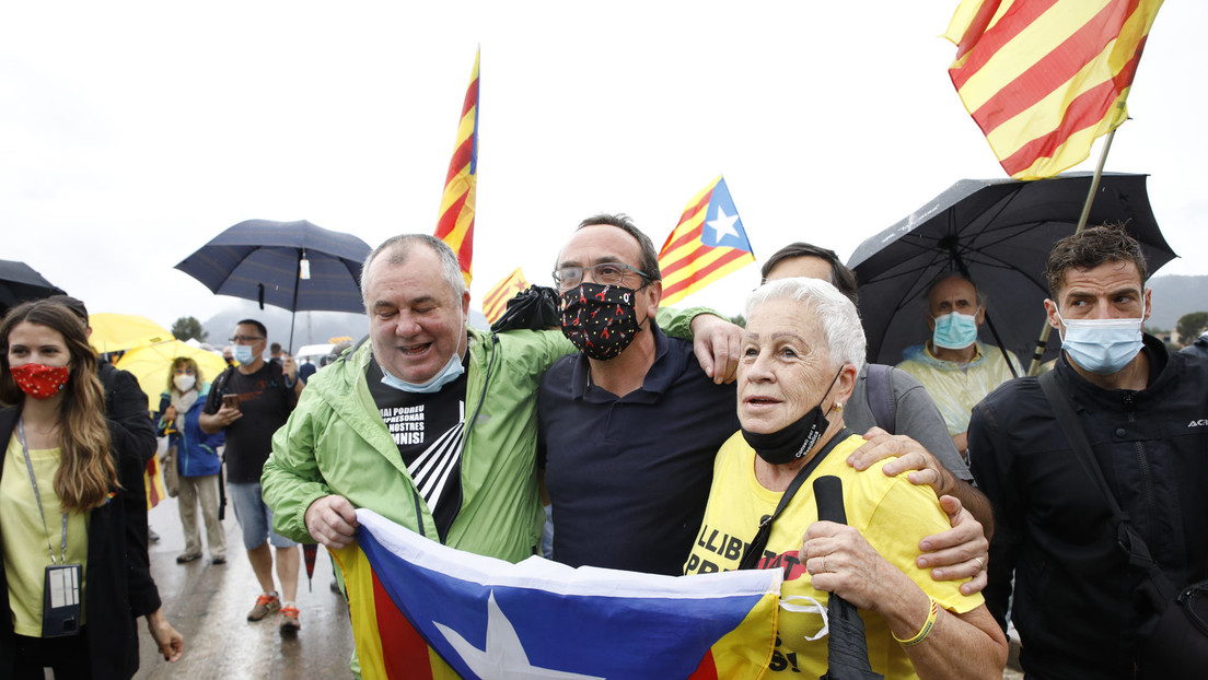 "Es lebe das freie Katalonien": Begnadigte Unabhängigkeitsbefürworter wollen weiter kämpfen