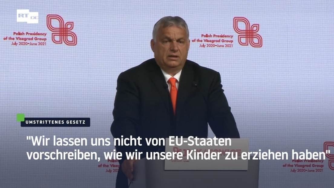 Orbán: "Wir lassen uns nicht von EU-Staaten vorschreiben, wie wir unsere Kinder zu erziehen haben"