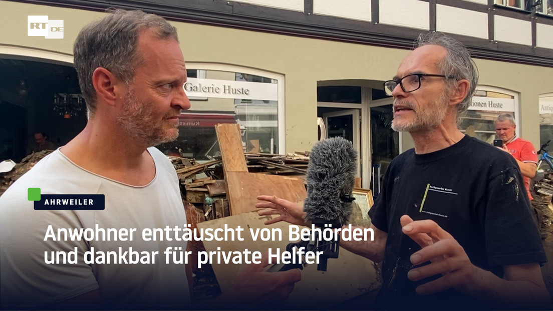 Ahrweiler: Anwohner enttäuscht von Behörden und dankbar für private Helfer