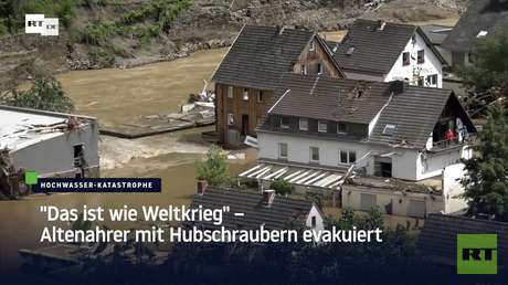 "Wie im Weltkrieg" – Anwohner über Hochwasserschäden im RT DE-Interview