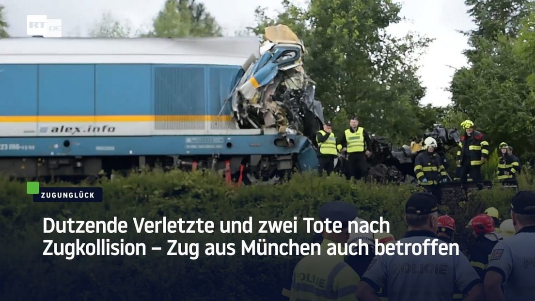 Tschechien: Zug aus München mit Nahverkehrszug kollidiert – Tote und Verletzte