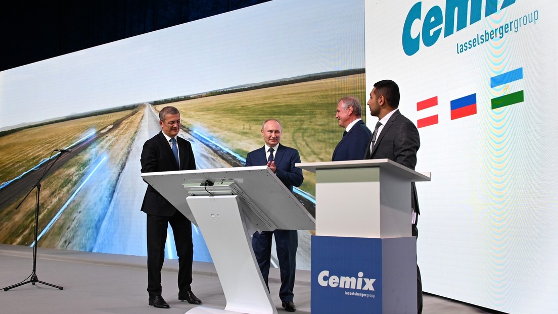 Einweihung von CEMIX-Werk: Putin lobt Zusammenarbeit zwischen Österreich und Russland
