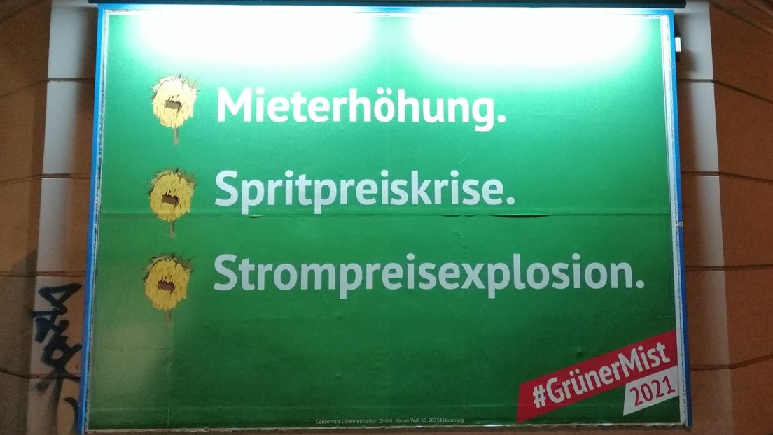 Tausende Anti-Grünen-Plakate in 50 Städten aufgehängt – Grüne und SPD wehren sich mit Hashtags