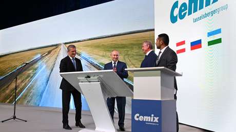 Einweihung von CEMIX-Werk: Putin lobt Zusammenarbeit zwischen Österreich und Russland