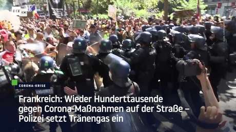 Wieder Hunderttausende gegen Corona-Maßnahmen auf der Straße – Polizei setzt Tränengas ein