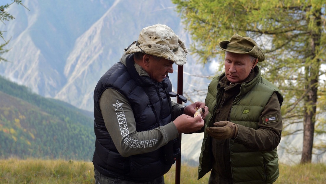 Russland: Putin und Verteidigungsminister erholen sich in sibirischer Taiga