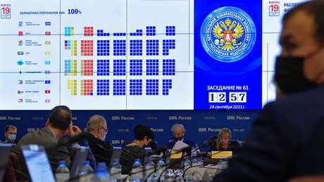 Russische Zentrale Wahlkommission veröffentlicht offizielle Ergebnisse der Duma-Wahlen