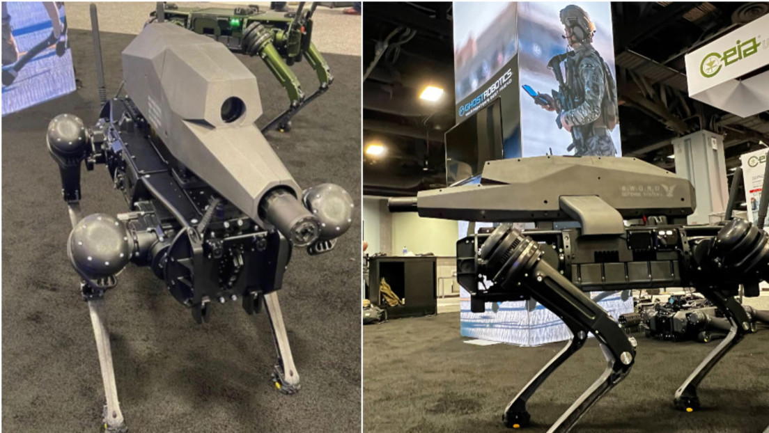 Roboterhund mit Scharfschützengewehr und Nachtsichtgerät in den USA vorgestellt
