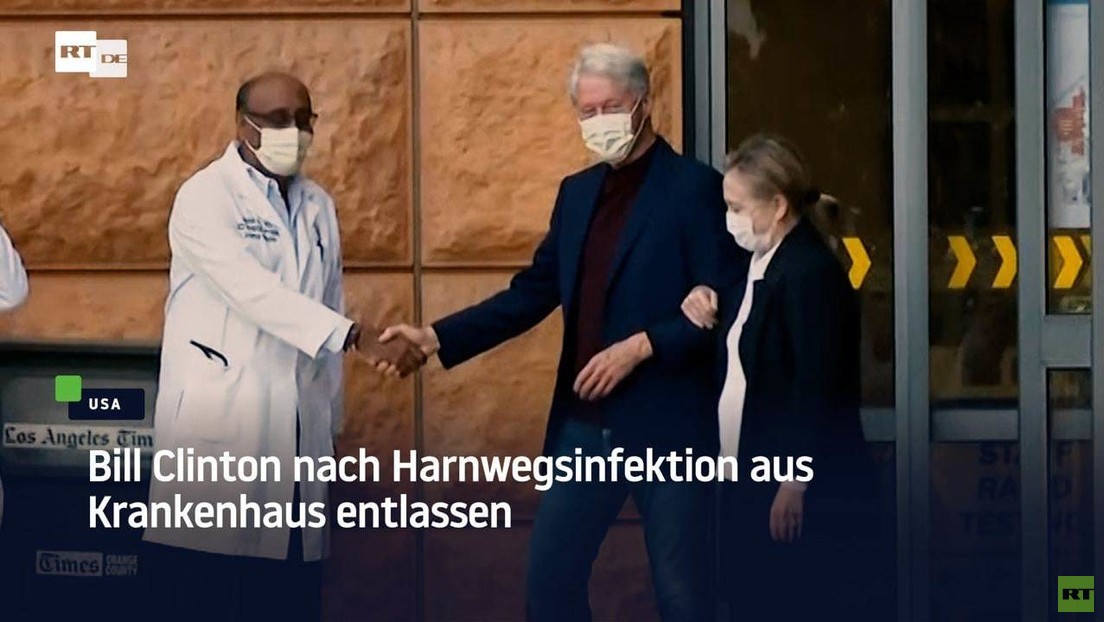 Bill Clinton nach Harnwegsinfektion aus Krankenhaus entlassen