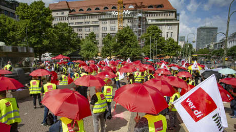 "Fassungslosigkeit und Wut" – Beschäftigte im Einzelhandel streiken in Berlin und Brandenburg