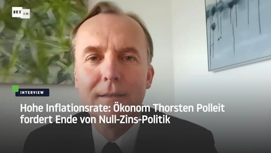 Ökonom Thorsten Polleit im RT-Interview über hohe Inflationsrate und Folgen für Bürger und Industrie