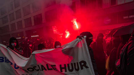 Wieder Unruhen in den Niederlanden: Feuer in Straßen von Den Haag