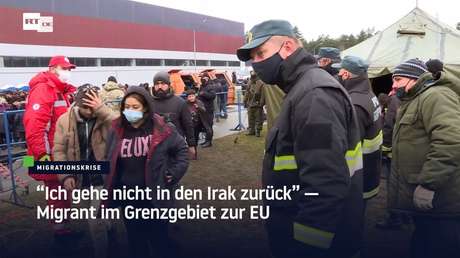 "Ich gehe nicht in den Irak zurück" – Migranten im Gespräch im Grenzgebiet zur EU