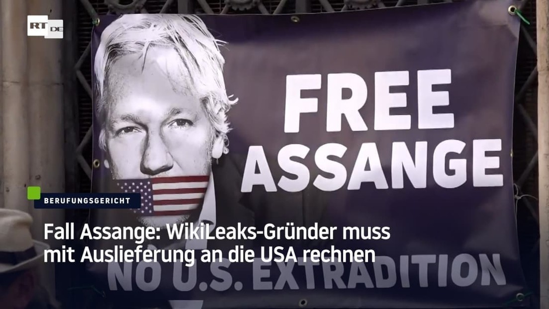 Fall Assange: WikiLeaks-Gründer muss mit Auslieferung an die USA rechnen