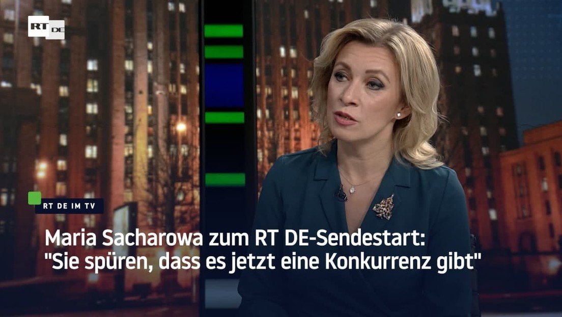 Maria Sacharowa zum Sendestart von RT DE: "Sie spüren, dass es jetzt eine Konkurrenz gibt"