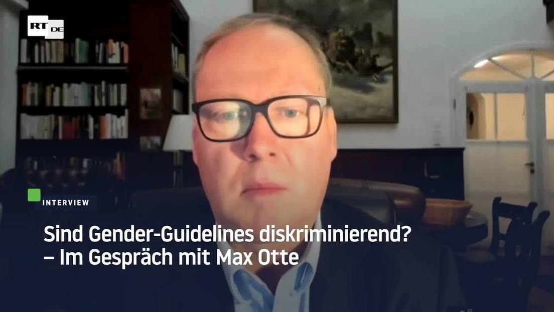 Sind Gender-Guidelines diskriminierend? – RT DE im Gespräch mit Max Otte