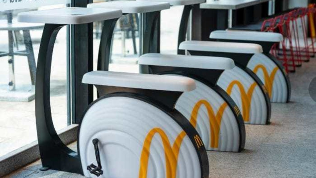 Spinning Bikes statt Stühle - McDonald's-Filialen in China setzen auf grünen Zeitgeist