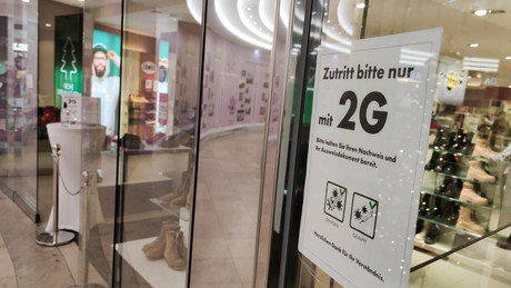 Handelsverband: Umsatz der Einzelhändler bricht wegen 2G-Regeln ein