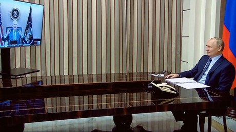 Online-Treffen zwischen Putin und Biden beendet – es dauerte etwas mehr als zwei Stunden